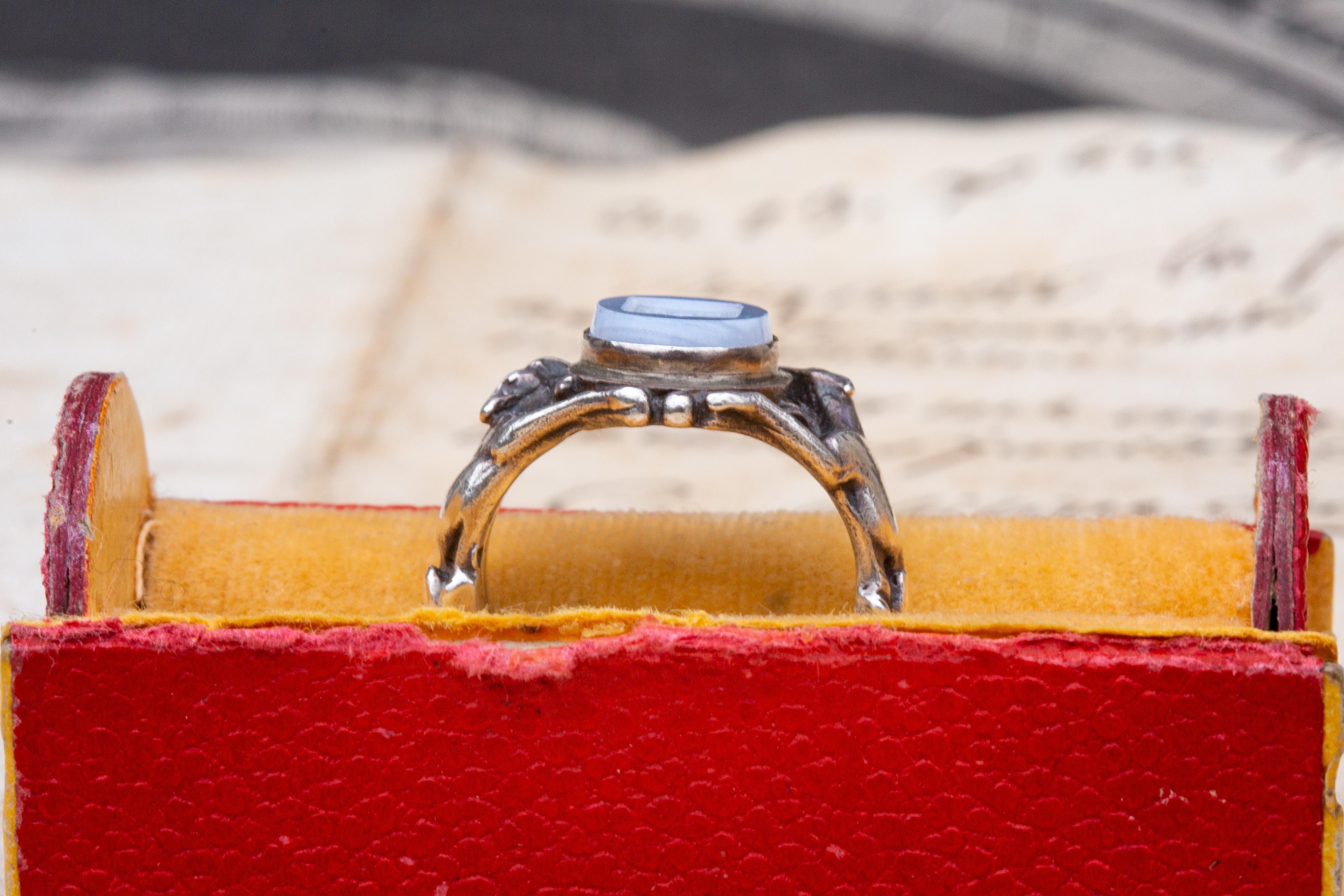 French Neo-Renaissance Intaglio Signet Ring Manner of Wièse & Froment-Meurice For Sale 2