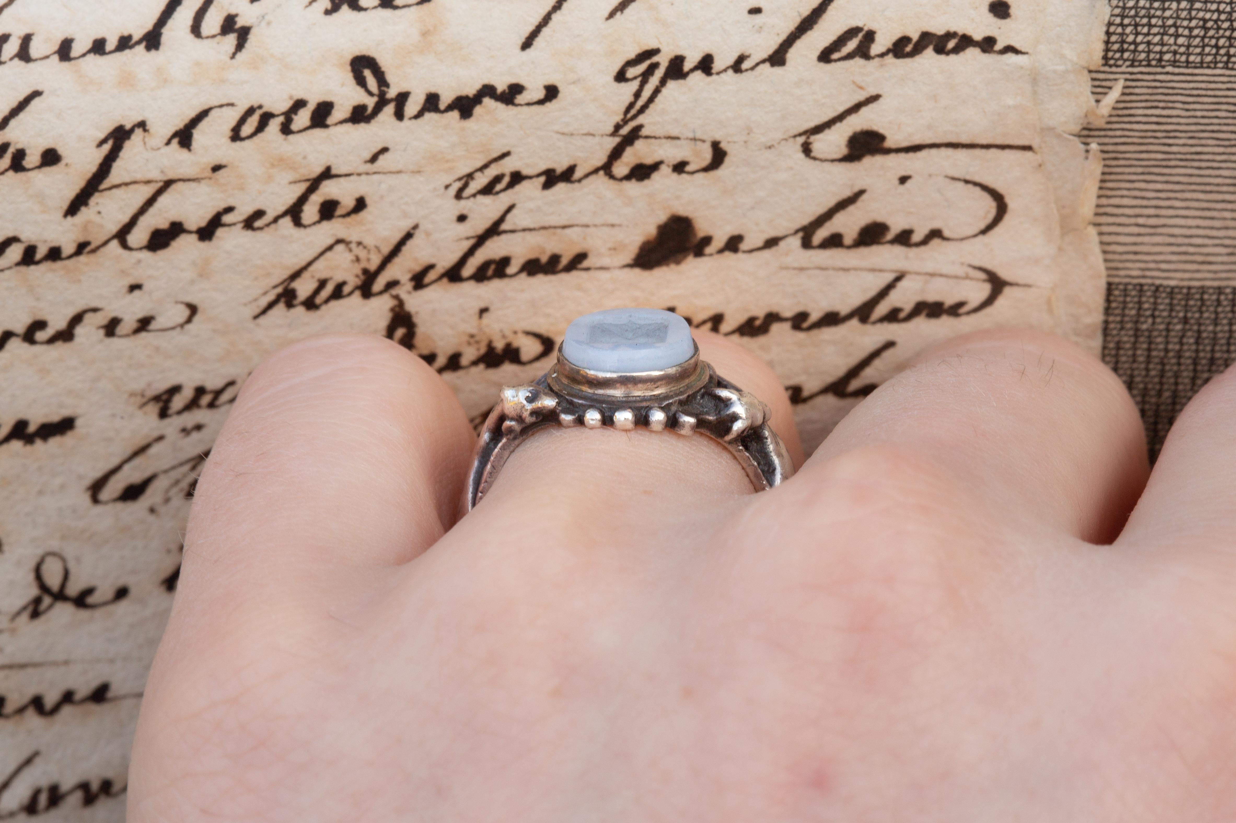 French Neo-Renaissance Intaglio Signet Ring Manner of Wièse & Froment-Meurice For Sale 7