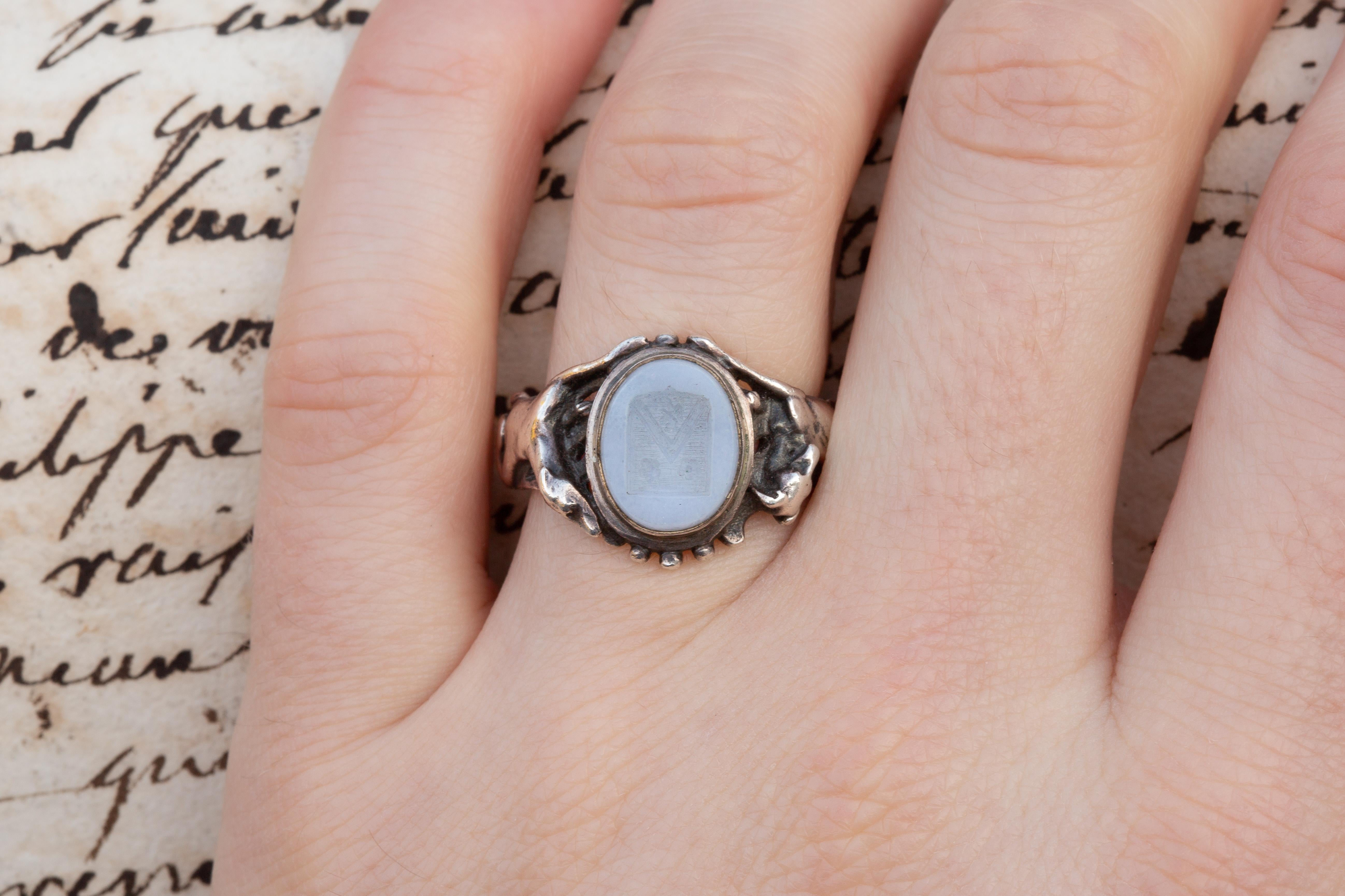 French Neo-Renaissance Intaglio Signet Ring Manner of Wièse & Froment-Meurice For Sale 8