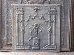French Neoclassical Style 'Allegory of Love' Fireback / Backsplash