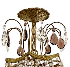 Araña de cristal neoclásica francesa