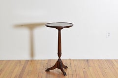 French Neoclassic Walnut Circular Table, 2nd quarter 19th cen.