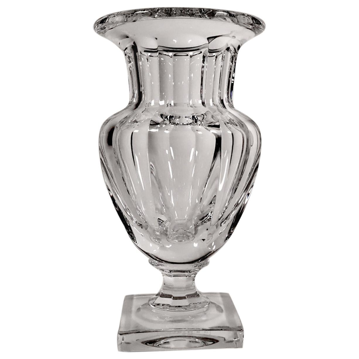 Last chance clearance sale.  Baccarat Crystal Baluster Vase Harcourt 