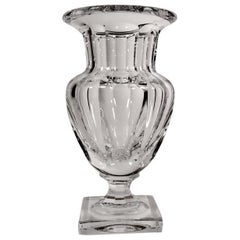 Last chance clearance sale. Baccarat Crystal Baluster Vase Harcourt