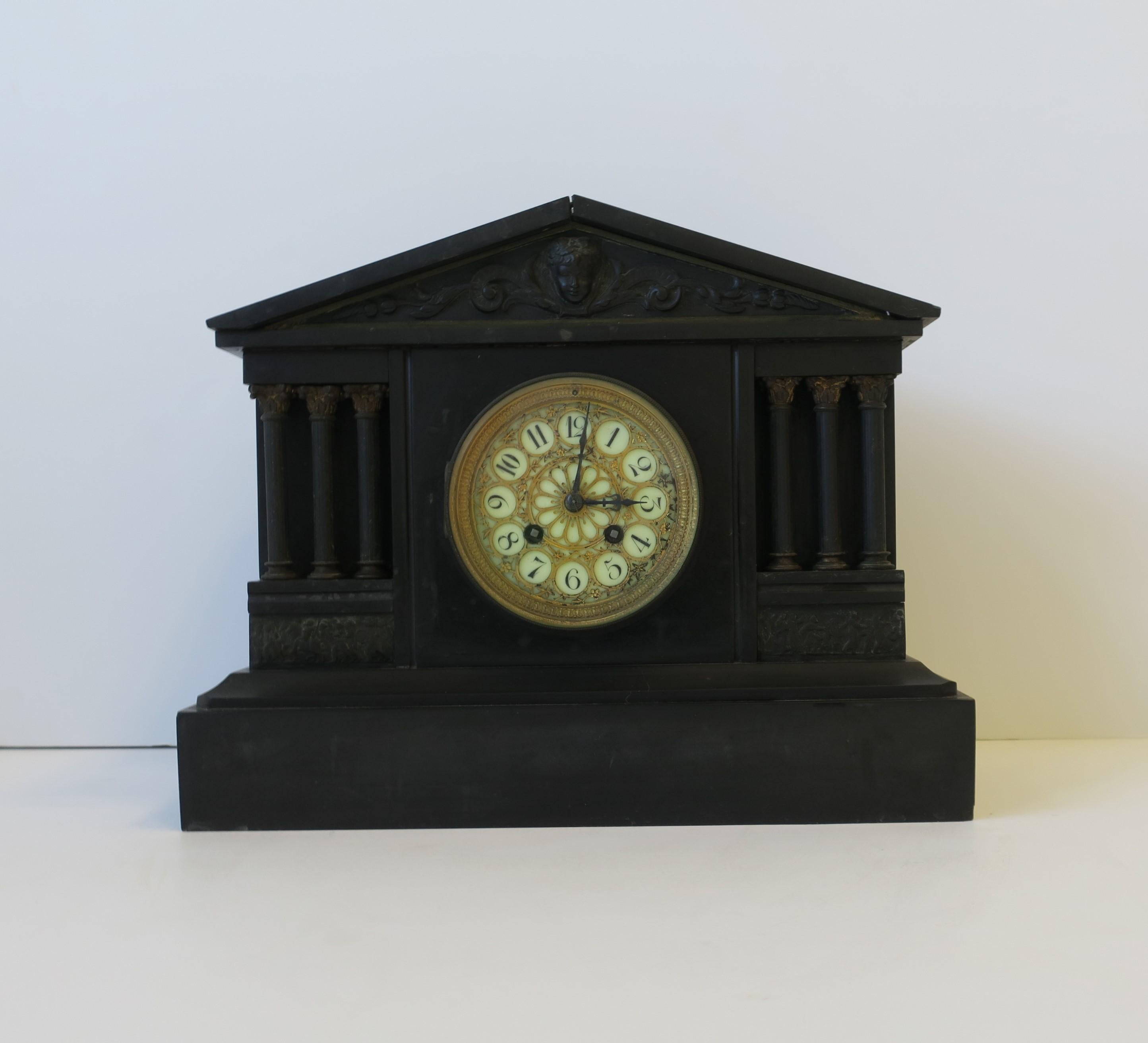 french slate clock