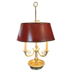Französische neoklassizistische Bouilotte-Lampe