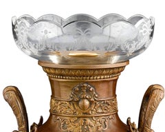 French Neoclassical Bronze Urns