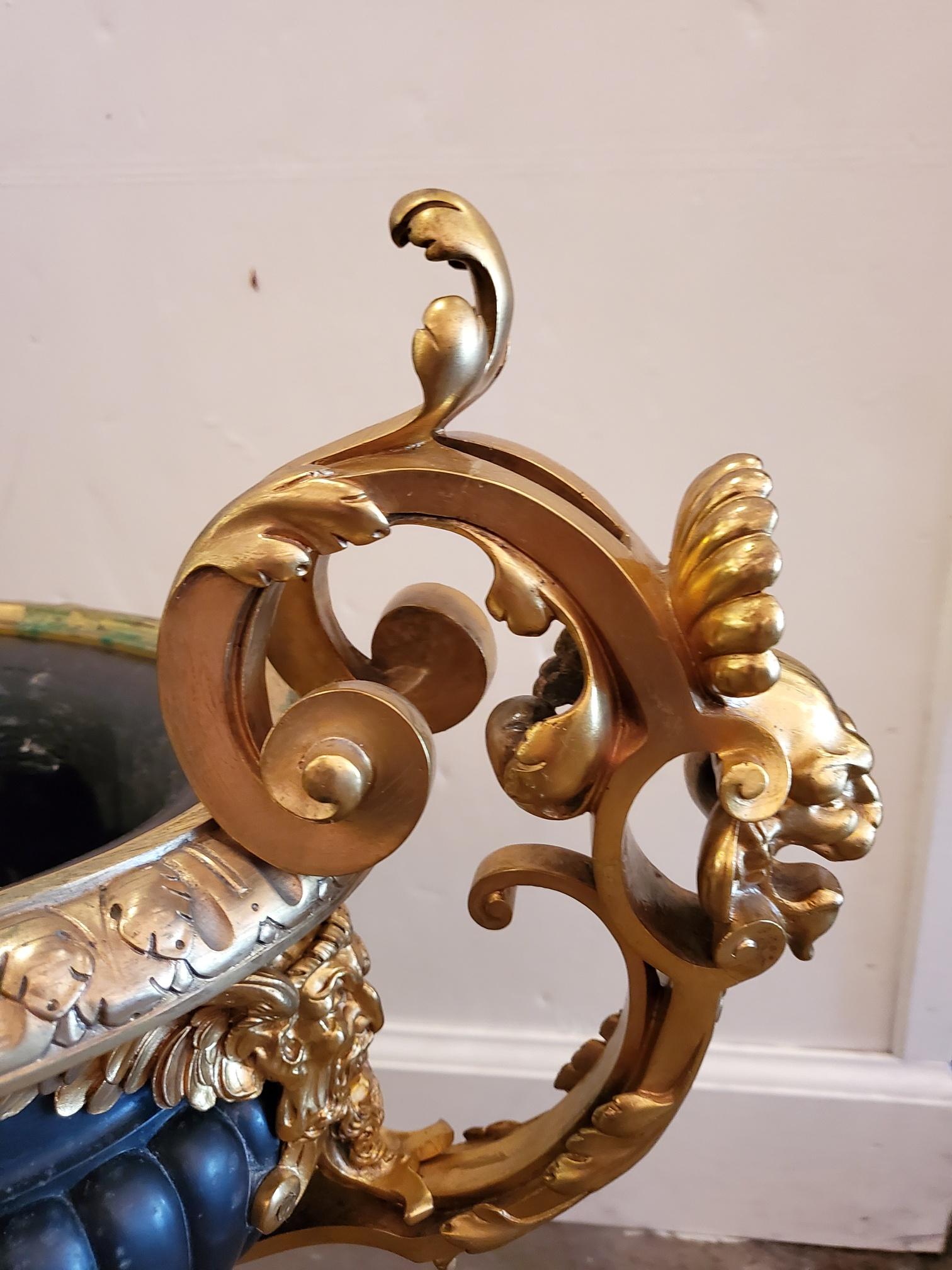 Bronze French Neoclassical Centerpiece  For Sale
