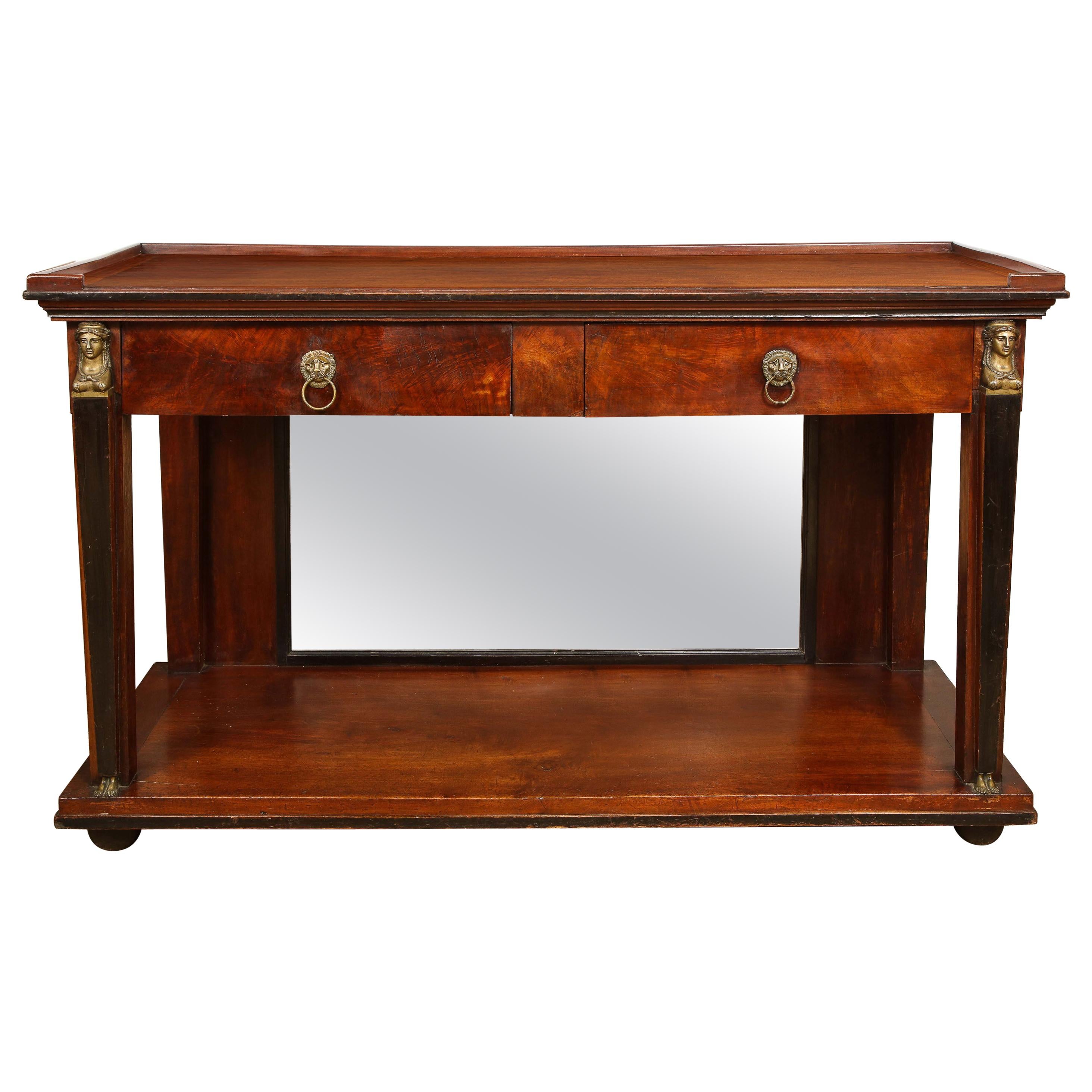 show original title Details about   Table Console Baroque drawer Console Wood Inlaid Wood Wall Table Console Table 