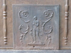 French Neoclassical 'Diana' Fireback / Backsplash, 18th-19th Century