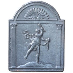 French Neoclassical 'Diana' Fireback, 18th-19th Century