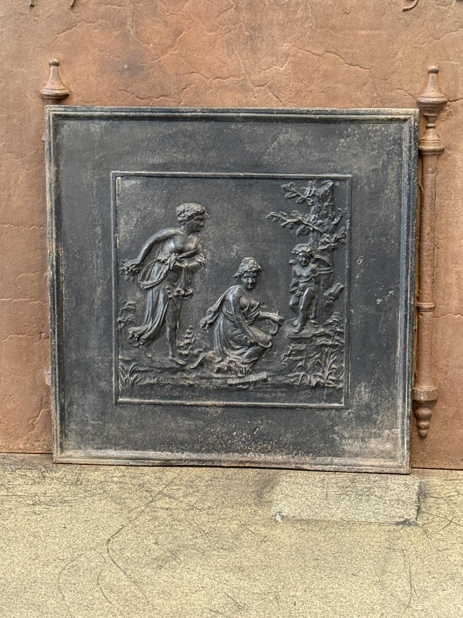 French Neoclassical 'Diana' Fireback / Backsplash, Early 19th Century Period For Sale 1