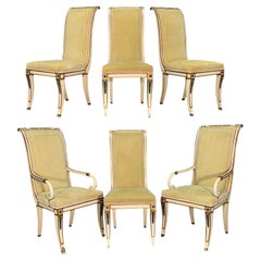 Retro French Neoclassical Dining Chairs by Karges