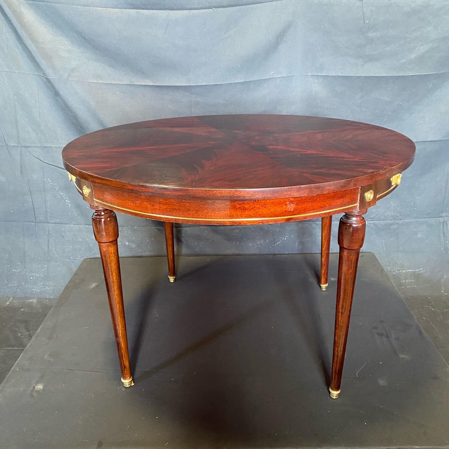 French Neoclassical Empire Style Round Side Table Dining Table  3