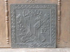 French Neoclassical 'Fasces' Fireback / Backsplash, 18th-19th Century