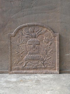 French Neoclassical Fireback / Backsplash, 18th-19th Century