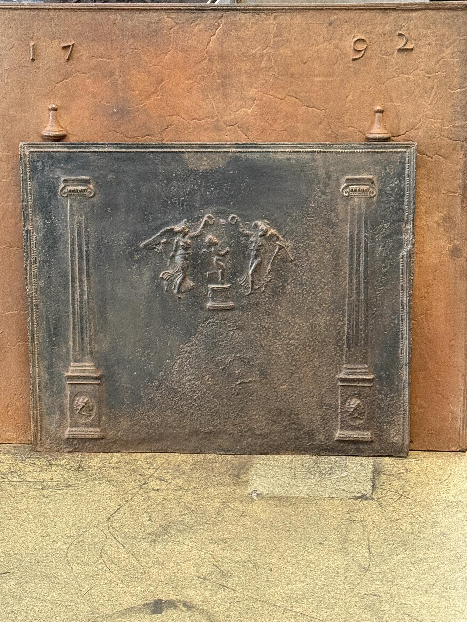 French 'Neoclassical' Fireback / Backsplash, Early 19th Century For Sale 7