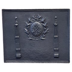 Rivestimento per caminetto neoclassico francese, periodo inizio XIX secolo