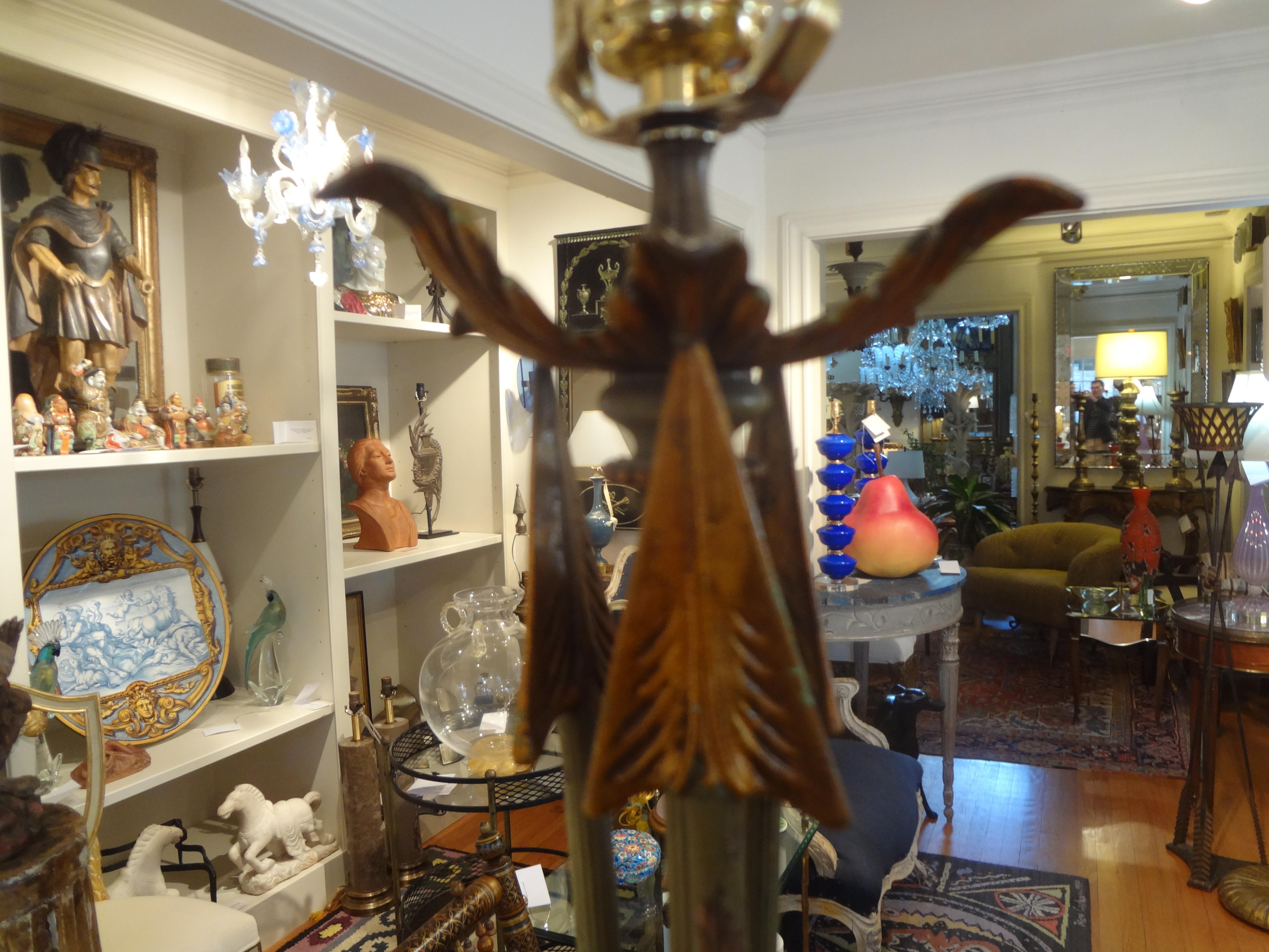 French Neoclassical Style Floor Lamp with Arrows 2