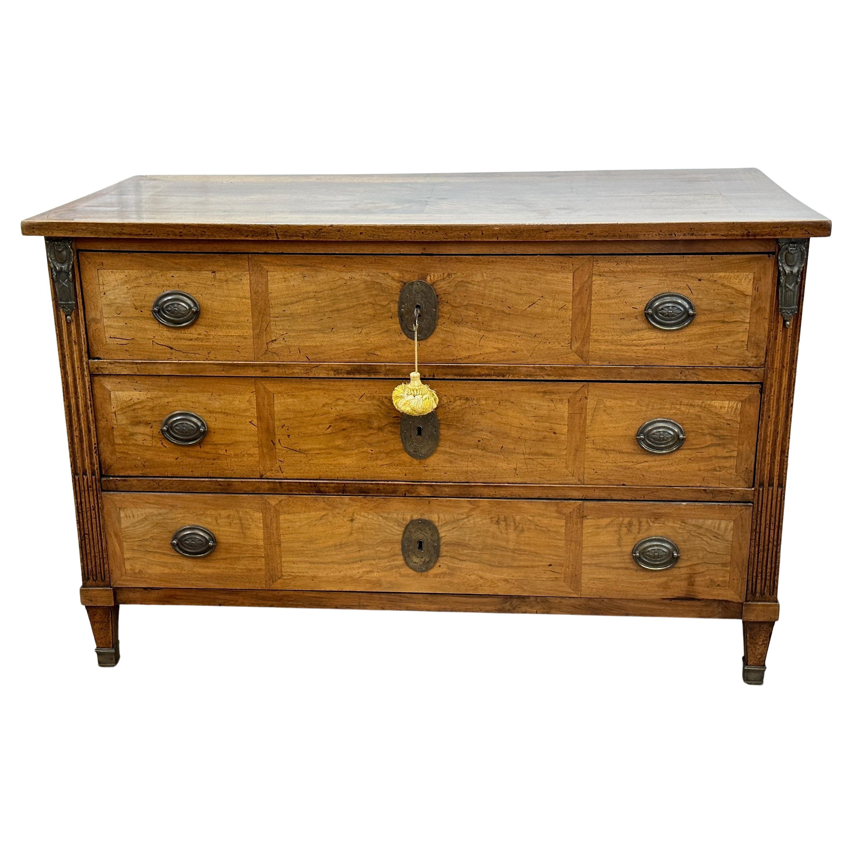 French Neoclassical Fruitwood Commode