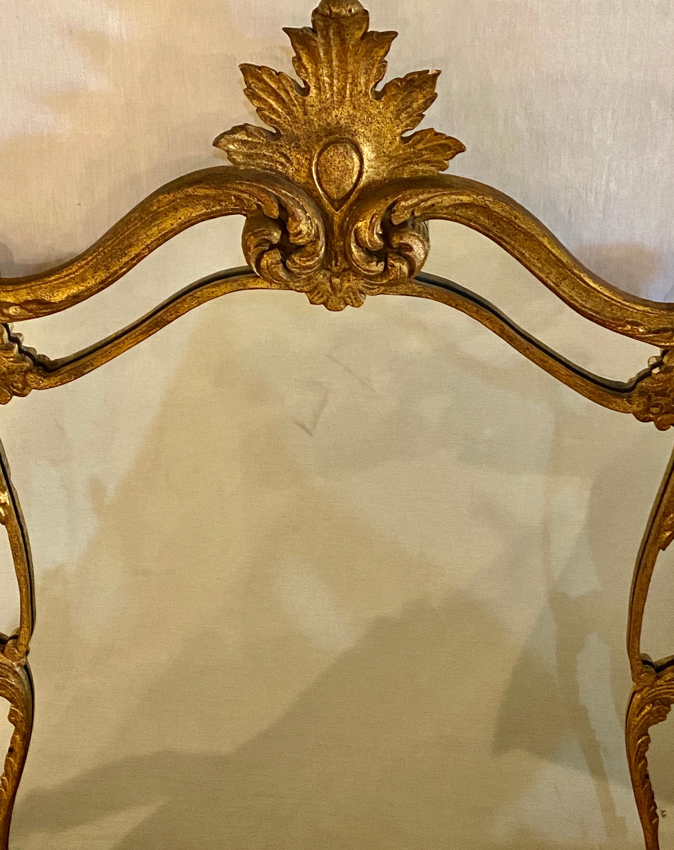 French Neoclassical Giltwood Wall Pier, Wall or Console Mirror 1