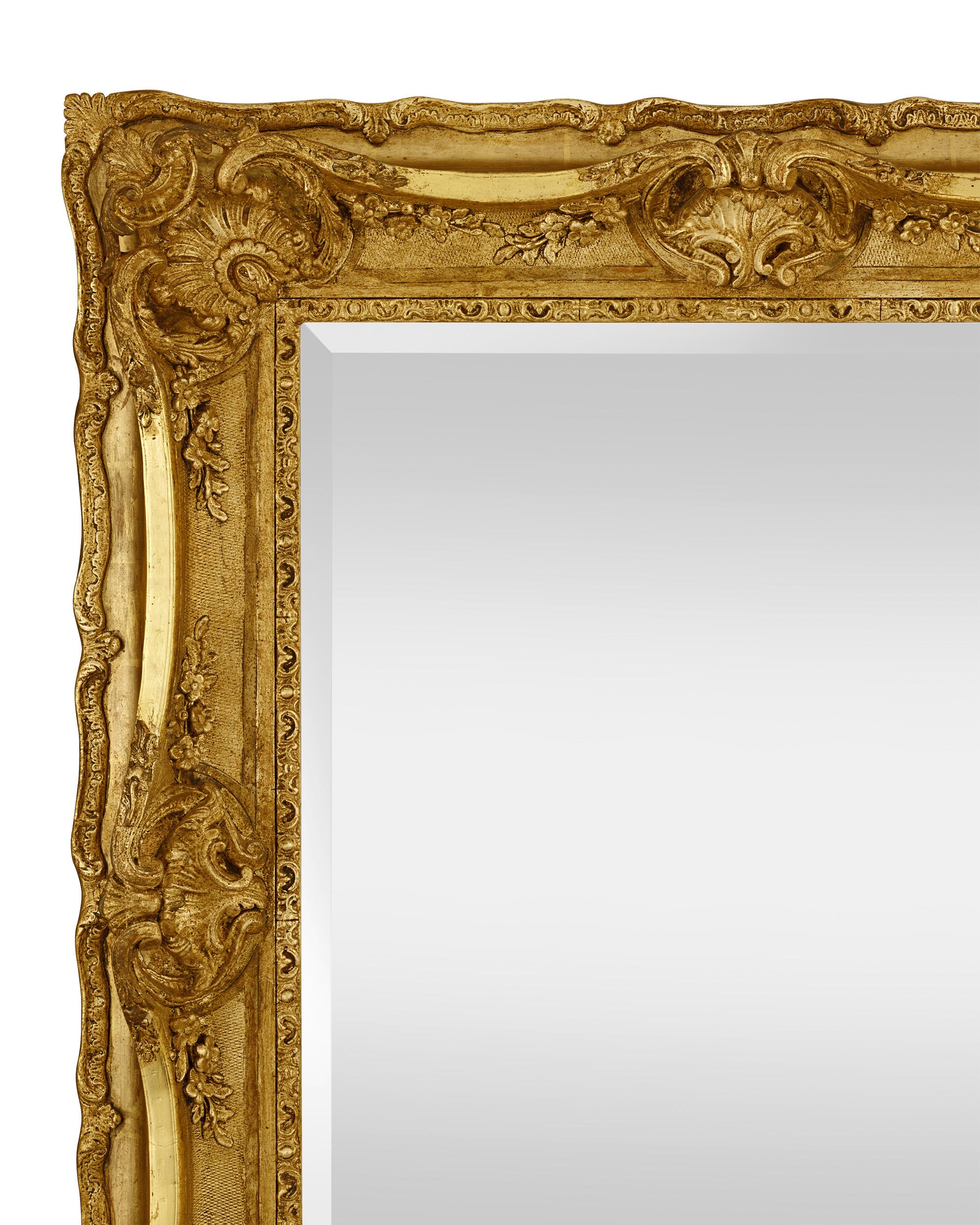 Beveled French Neoclassical Mirror