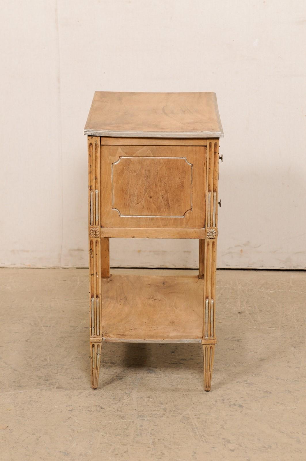 French Neoclassical Nicely-Carved Side Chest w/Lower Shelf, 19th C. 3