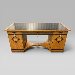 Französisches Büro-Set im neoklassizistischen Stil von Mercier Frères – Schreibtisch, Schrank und Stuhl