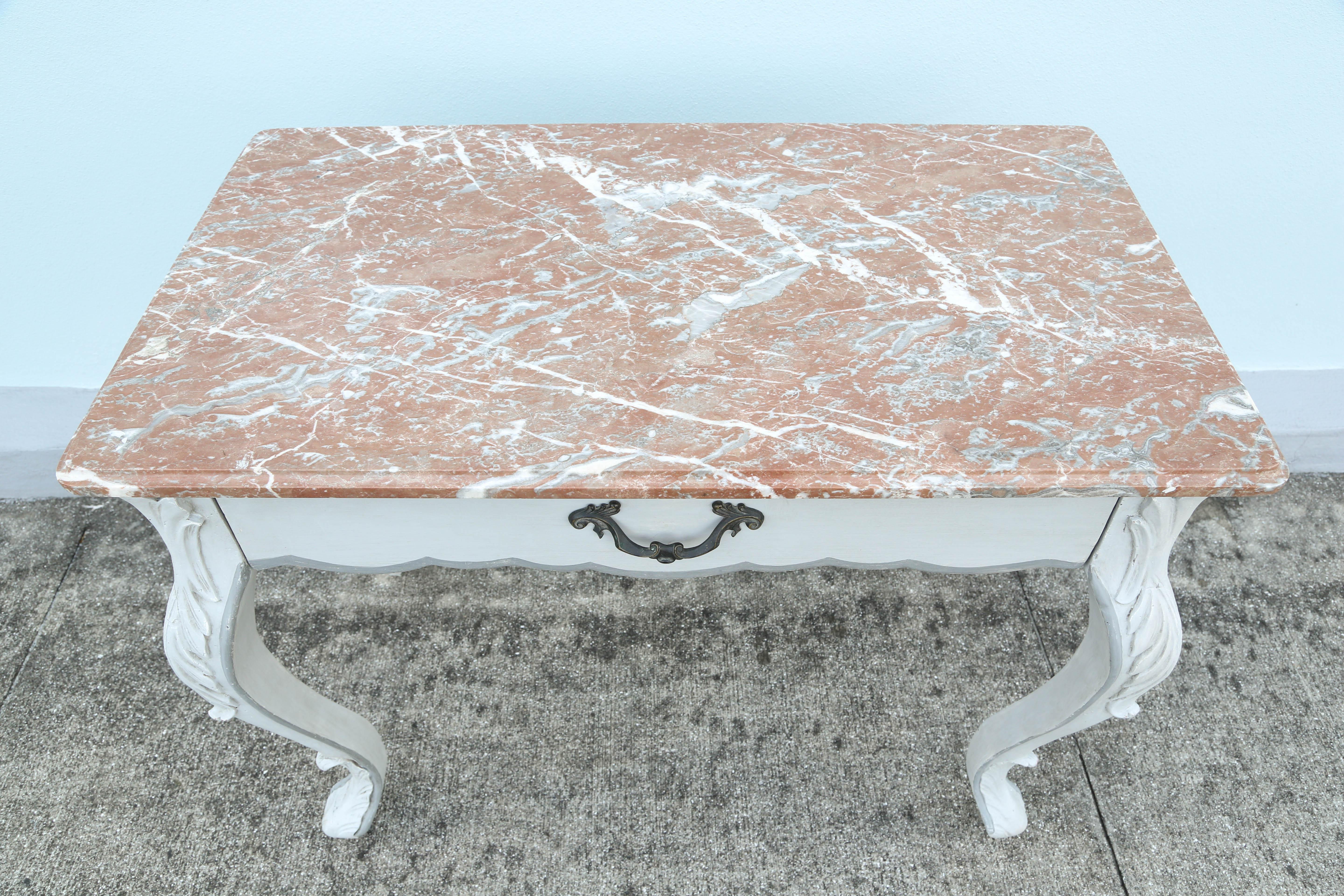20th Century French Neoclassical Painted Writing Table