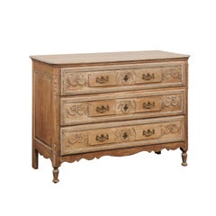 French Neoclassical period Commode w/ Bow & Swag Carved Motif