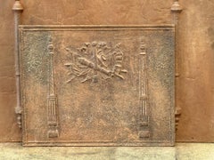 French Neoclassical Period Fireback / Backsplash, 18th-19th C.