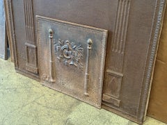 French Neoclassical Period Fireback / Backsplash, 18th - 19th C.