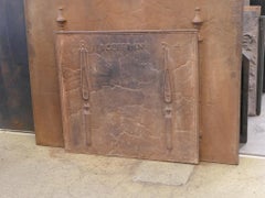 French Neoclassical Period Fireback / Backsplash, 19th Century