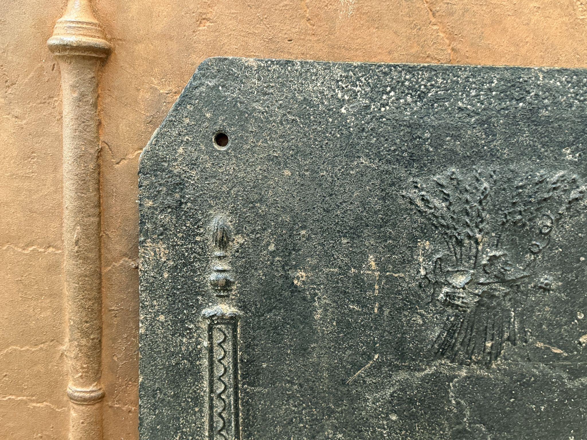 Francese Rivestimento per caminetto / backsplash di epoca neoclassica francese, inizio XIX secolo. in vendita