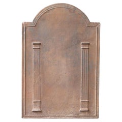 Plaque de cheminée d'époque néoclassique française, début du 19ème siècle