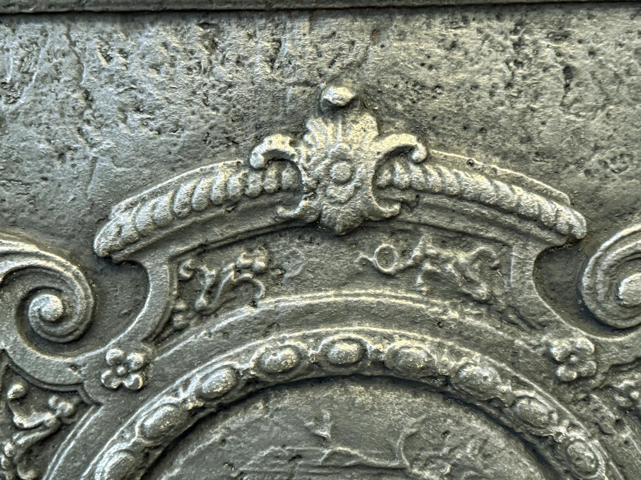 Calco Parafuoco francese di epoca neoclassica, fine 18° - inizio 19° secolo in vendita
