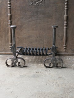 French Neoclassical  Period Fireplace Grate or Fire Basket, 18th - 19th Century