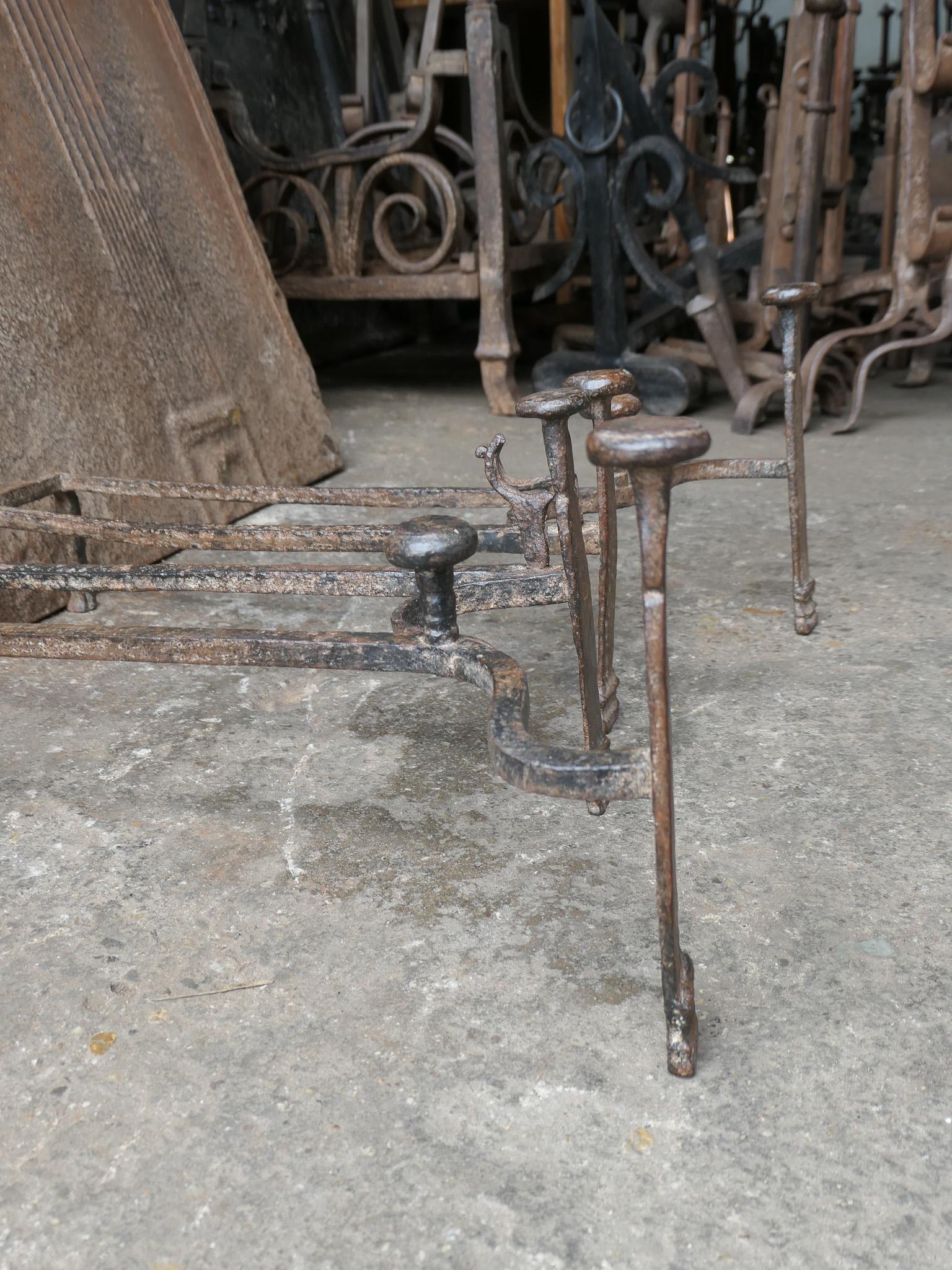 Griglia per caminetto francese di epoca neoclassica, XIX secolo in vendita 4