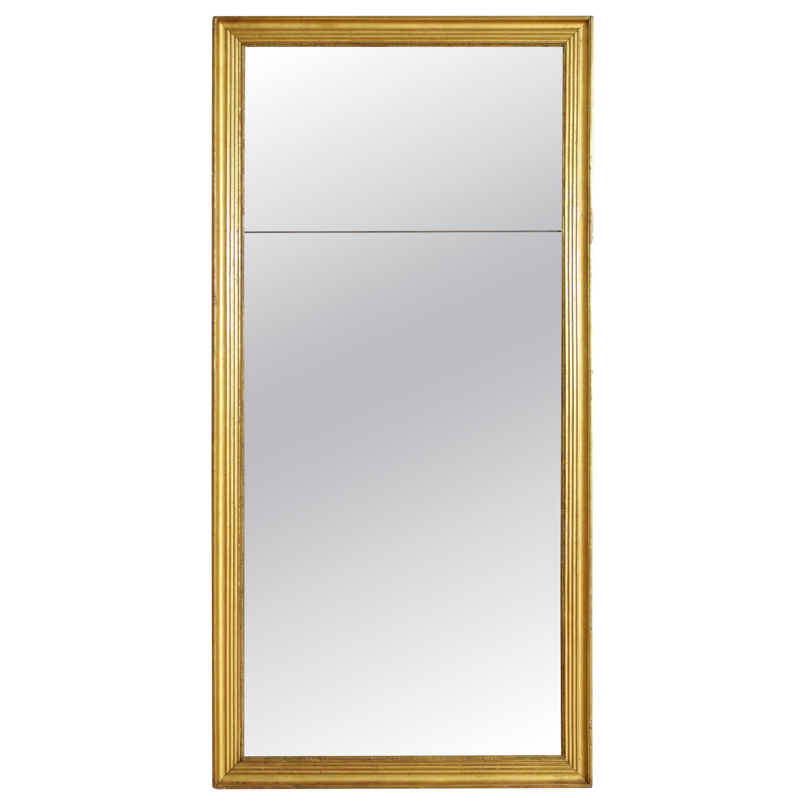 French Neoclassical Period Giltwood Mirror