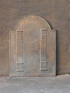 French Neoclassical Period 'Pillars of Freedom' Fireback / Backsplash