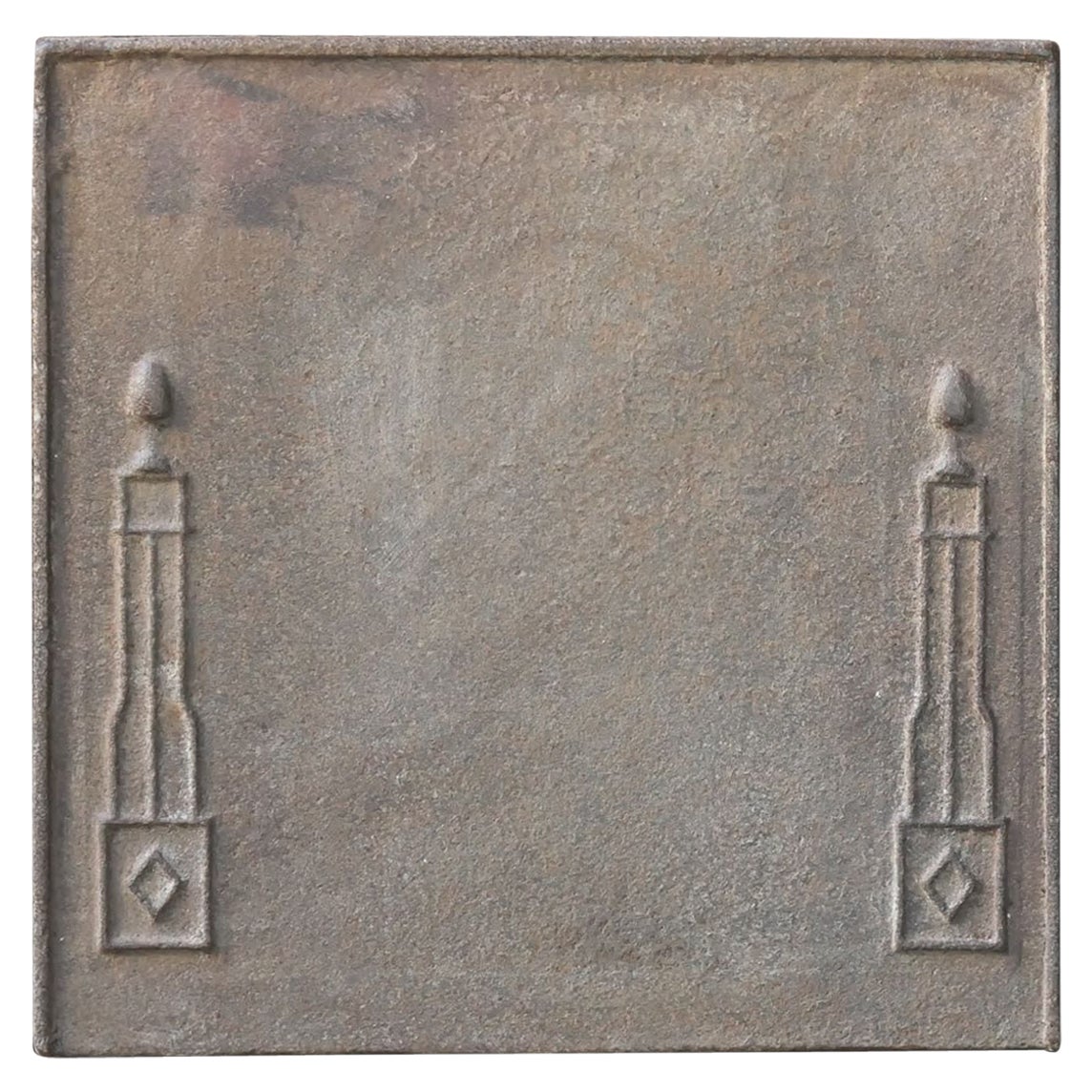 French Neoclassical Period 'Pillars of Freedom' Fireback / Backsplash