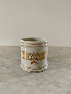 French Neoclassical Porcelain Cachepot by Limoges