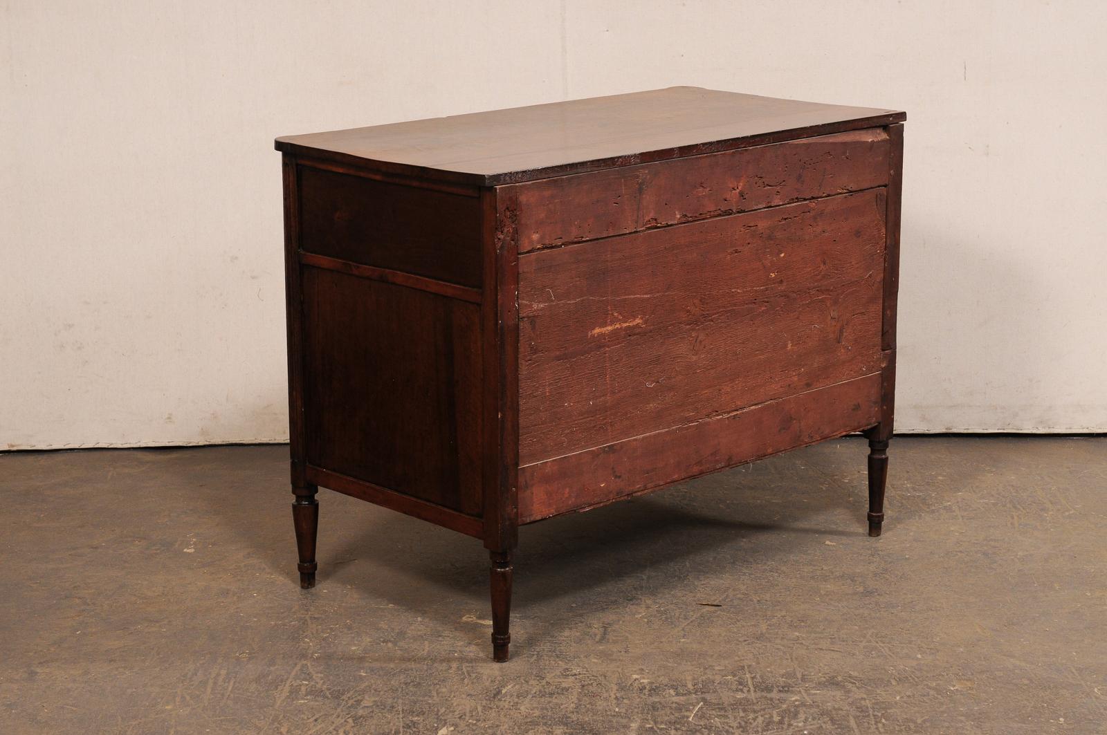 Commode a 3 cassetti in stile neoclassico francese, XIX secolo in vendita 2