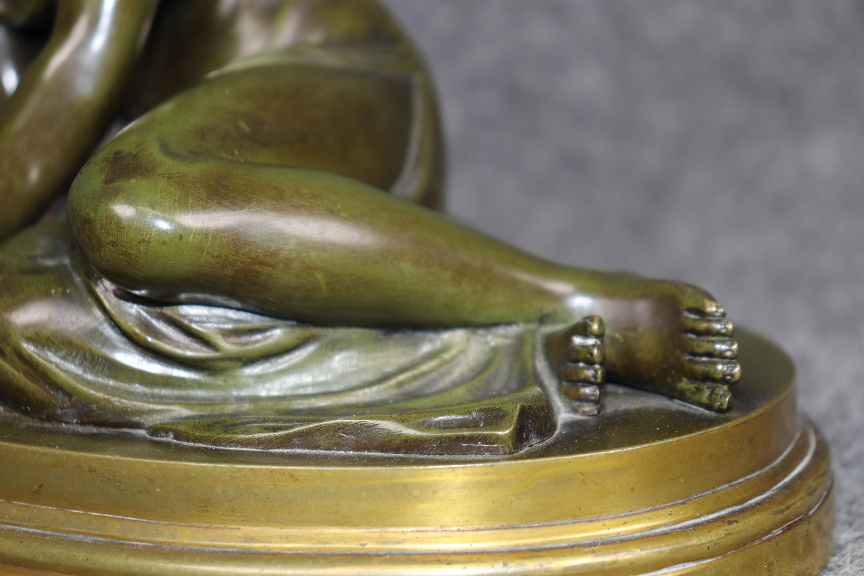 Bronzo francese in stile neoclassico di una donna firmata Samson in vendita 1