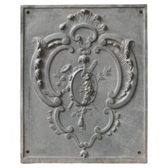 French Neoclassical Style 'Decorative' Fireback