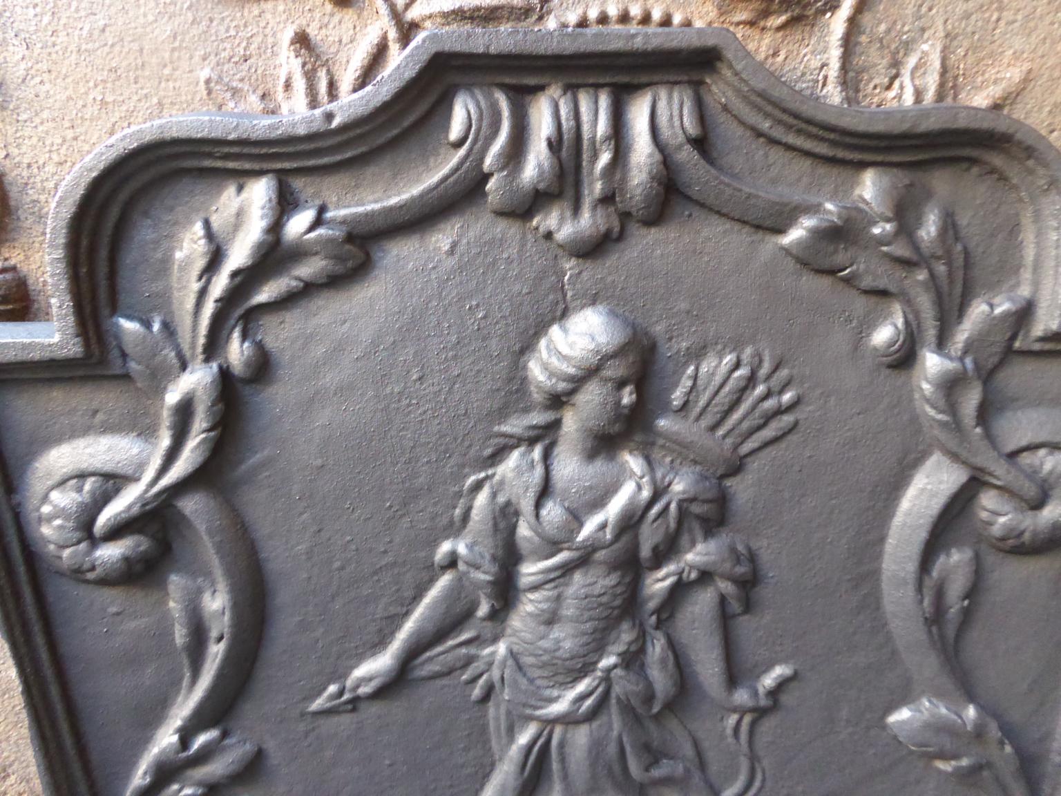 Cast French Neoclassical Style 'Diana' Fireback
