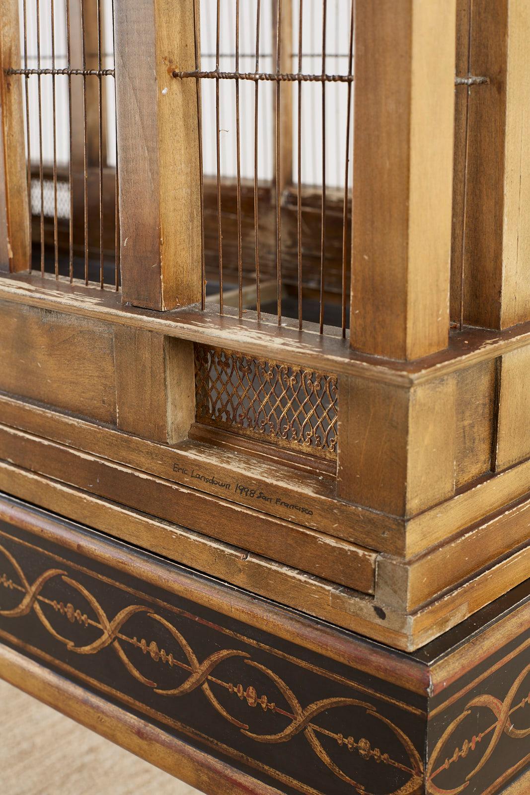 French Neoclassical Style Domed Birdcage by Eric Lansdown 6