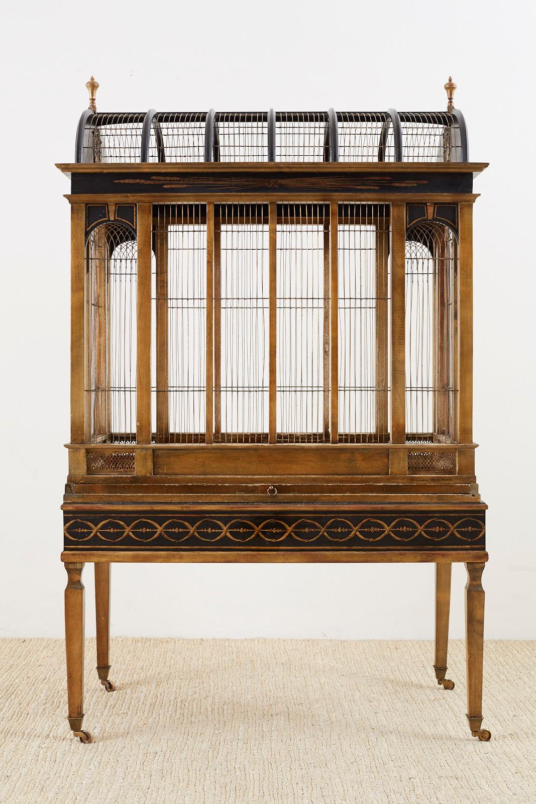 French Neoclassical Style Domed Birdcage by Eric Lansdown 7