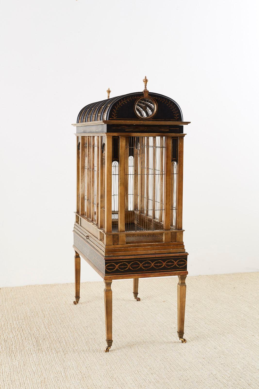 French Neoclassical Style Domed Birdcage by Eric Lansdown 13