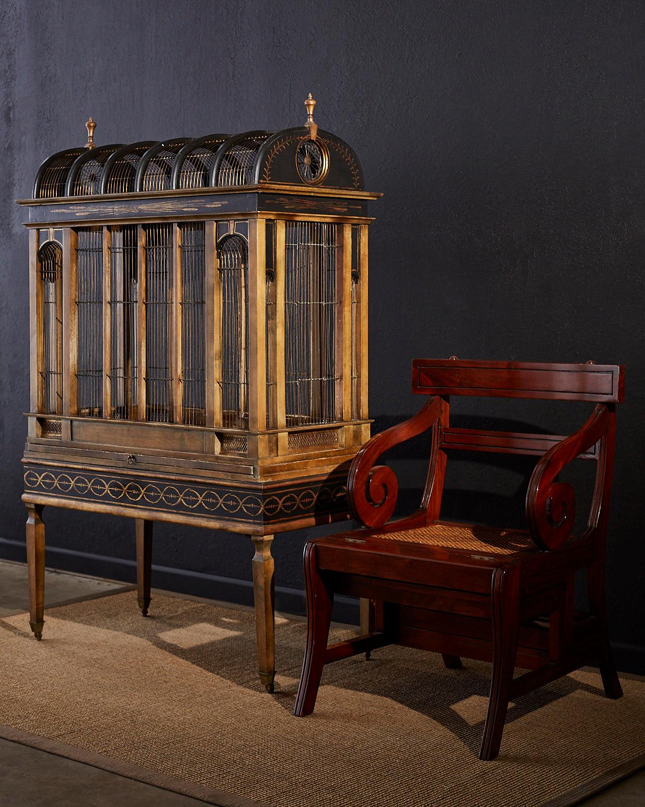 French Neoclassical Style Domed Birdcage by Eric Lansdown 14
